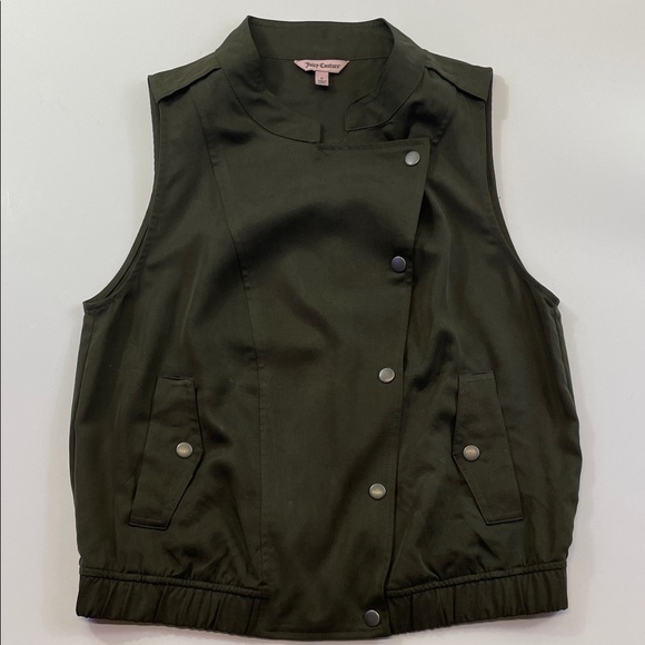 Juicy Couture Jackets & Blazers - Juicy Couture Olive Green Military Utility Best Women’s Sz S